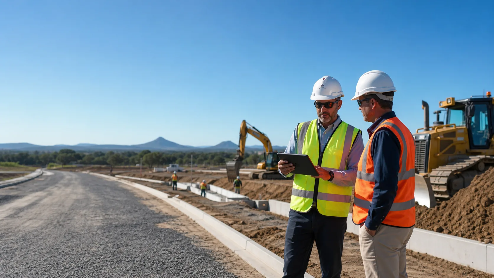 Construction civil engineering visual