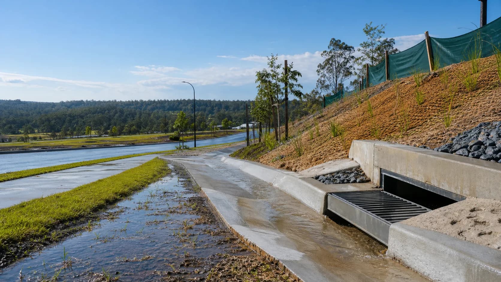 Stormwater civil engineering visual